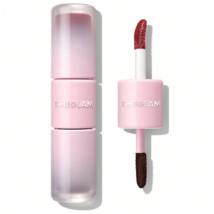 رژ لب مایع و تینت لب شیگلم مدل Line To Shine Peel-Off Lip Stain & Gloss Duo Cherry Cola شماره 310 حجم 2 میلی لیتر