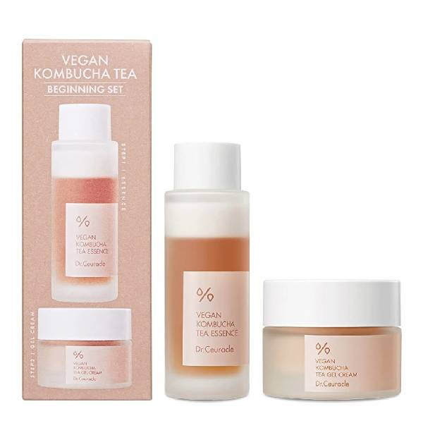 ژل کرم مرطوب کننده صورت دکتر سراکل مدل Kombucha Tea مناسب برای انواع پوست حجم 30 میلی لیتر به همراه سرم آبرسان صورت دکتر سراکل مدل Kombucha Tea مناسب برای انواع پوست حجم 50 میلی لیتر
