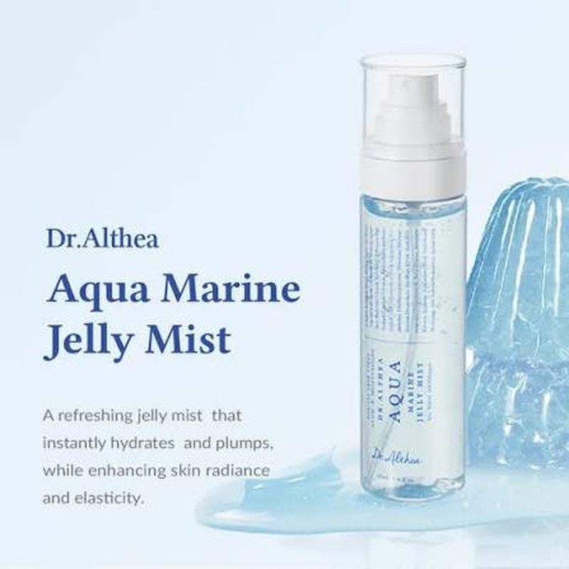 اسپری آبرسان و مرطوب کننده صورت دکتر آلتیا مدل Aqua Marine مناسب برای انواع پوست حجم 100 میلی لیتر