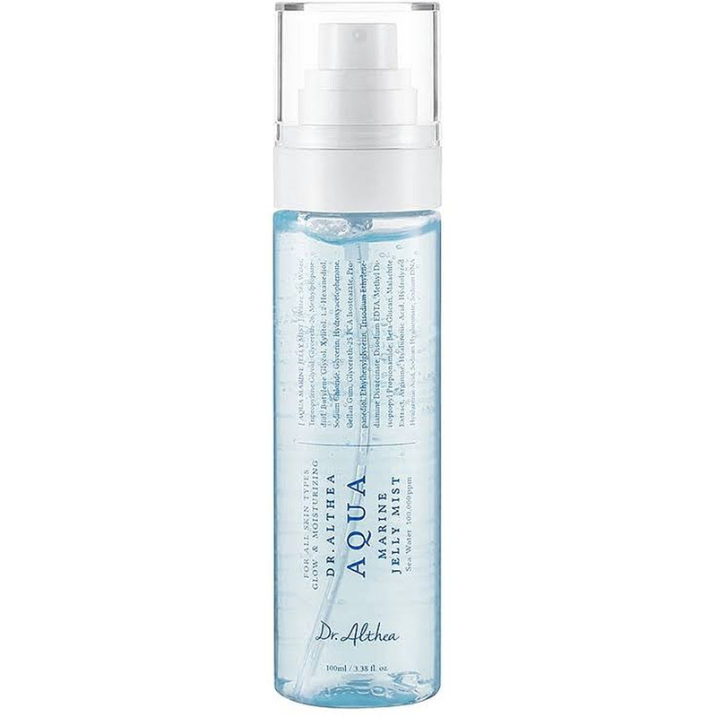 اسپری آبرسان و مرطوب کننده صورت دکتر آلتیا مدل Aqua Marine مناسب برای انواع پوست حجم 100 میلی لیتر