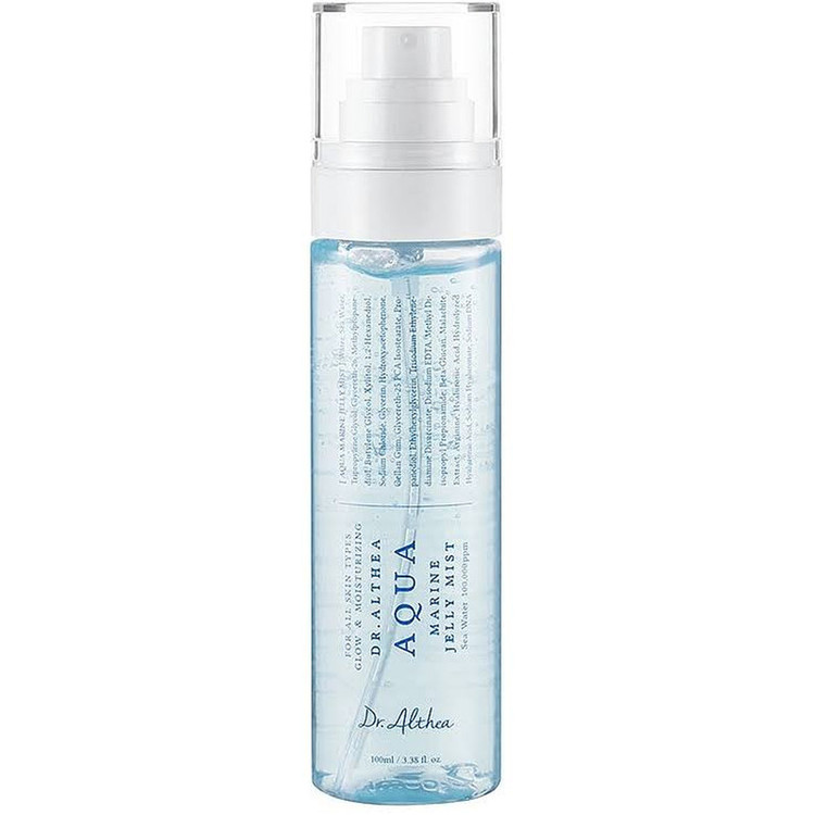 اسپری آبرسان و مرطوب کننده صورت دکتر آلتیا مدل Aqua Marine مناسب برای انواع پوست حجم 100 میلی لیتر