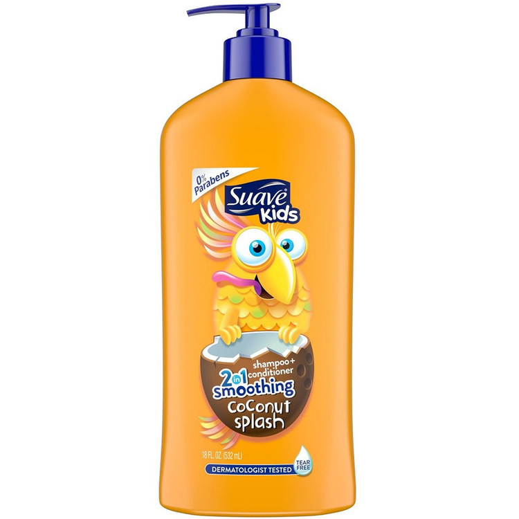 شامپو بچه سواو مدل coconut splash حجم 532 میلی لیتر