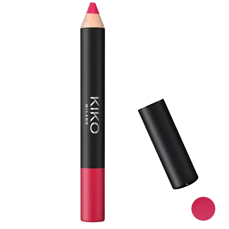 رژ لب مدادی مات کیکو میلانو مدل Smart Fusion Intense Magenta شماره 04 حجم 1.6