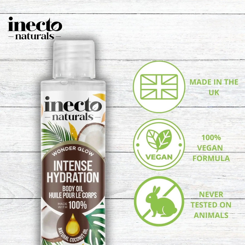روغن بدن اینکتو مدل Intense Hydration مناسب برای انواع پوست حجم 200 میلی لیتر