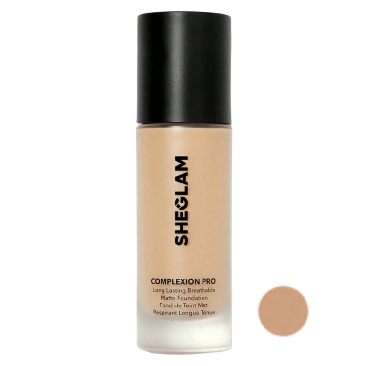 کرم پودر مایع Spf15 شیگلم مدل Complexion Pro Matte Nude مناسب برای پوست چرب و مختلط رنگ بژ طبیعی شماره 05 حجم 30 میلی لیتر
